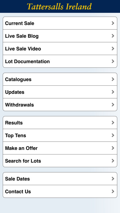 Emulate iPhone app Tattersalls Ireland using MyAndroid