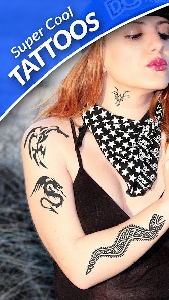 Run android online APK Tattoo Design and Name ink Tattoo on Photo from MyAndroid or emulate Tattoo Design and Name ink Tattoo on Photo using MyAndroid