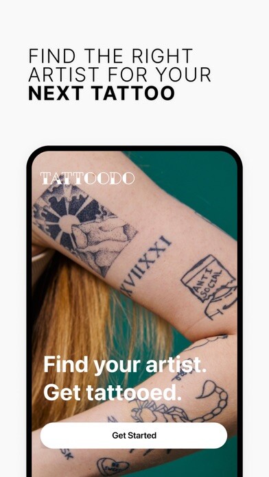 Emulate iPhone app Tattoodo - Your Next Tattoo using MyAndroid
