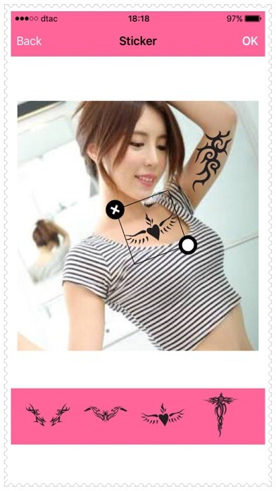 Emulate iPhone app Tattoo Editor Body Design using MyAndroid Emulate iPhone app Tattoo Editor Body Design using MyAndroid