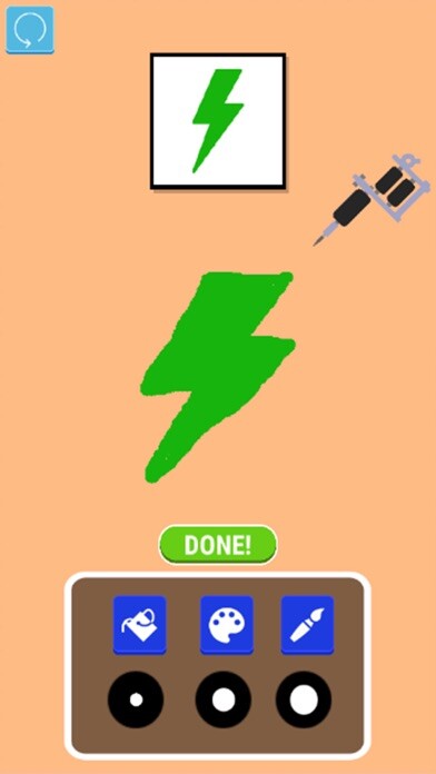 Emulate iPhone app Tattoo ink Drawing Tycoon using MyAndroid