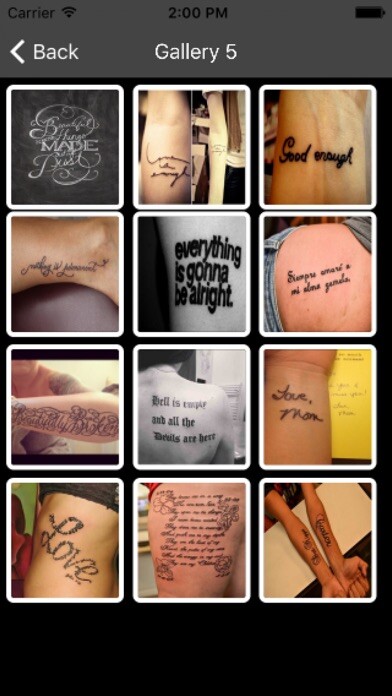 Emulate iPhone app Tattoo Lettering using MyAndroid Emulate iPhone app Tattoo Lettering using MyAndroid