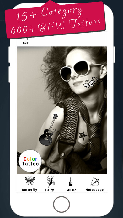 Emulate iPhone app Tattoo On Photo - Tattoo Designs, Skin Art, Tattoos Symbol And Mark using MyAndroid