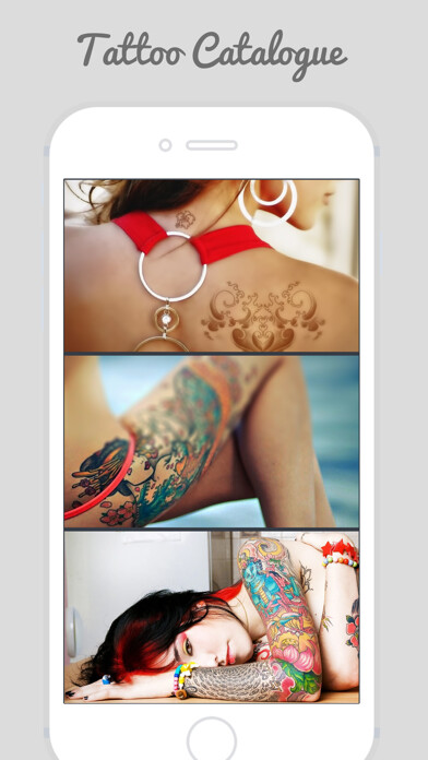 Emulate iPhone app Tattoos For Girls - Awasome Tattos Collections for chest, wrist, thigh using MyAndroid