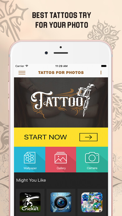 Emulate iPhone app Tattoos my photo using MyAndroid Emulate iPhone app Tattoos my photo using MyAndroid