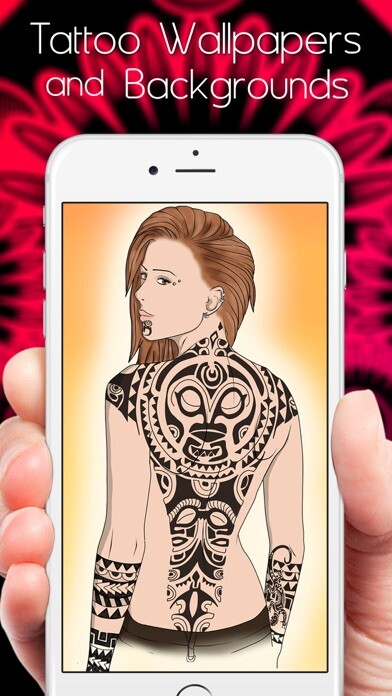 Emulate iPhone app Tattoo Wallpapers & Backgrounds HD - Collection of Tattoo Designs & Body Paints using MyAndroid