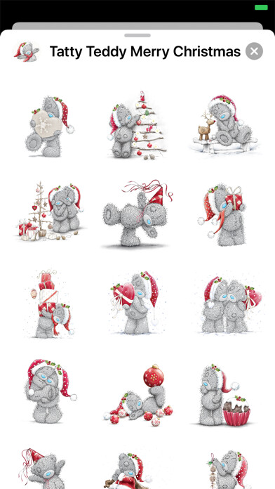 Emulate iPhone app Tatty Teddy Merry Christmas using MyAndroid