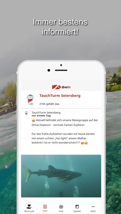 Emulate iPhone app Tauchturm using MyAndroid
