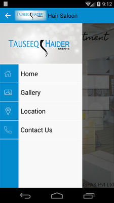 Emulate Android APK Tauseeq Haider Salon