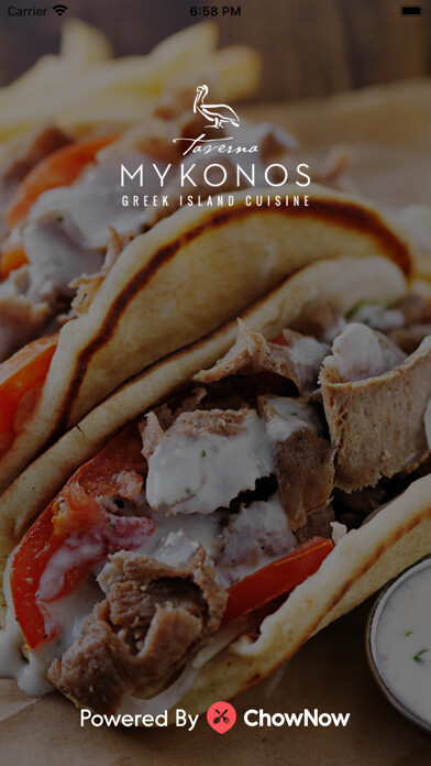 Emulate iPhone app Taverna Mykonos using MyAndroid