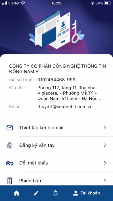 Emulate iPhone app Tax24 E-invoice using MyAndroid