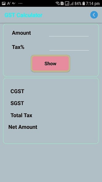 Run android online APK Taxable Amount Calculator from MyAndroid or emulate Taxable Amount Calculator using MyAndroid
