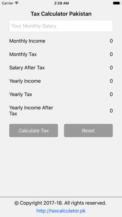Emulate iPhone app Tax Calculator - Pakistan using MyAndroid Emulate iPhone app Tax Calculator - Pakistan using MyAndroid