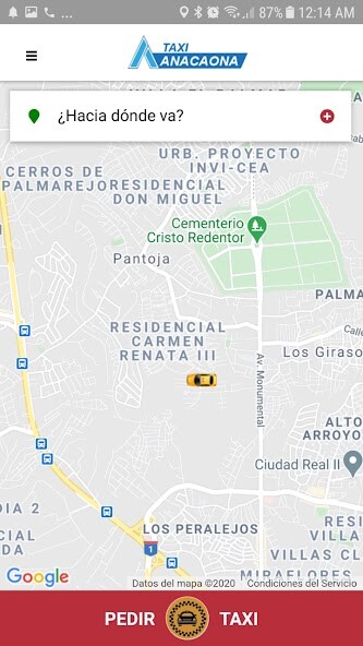 Run android online APK Taxi Anacaona - para pasajeros from MyAndroid or emulate Taxi Anacaona - para pasajeros using MyAndroid Run android online APK Taxi Anacaona - para pasajeros from MyAndroid or emulate Taxi Anacaona - para pasajeros using MyAndroid