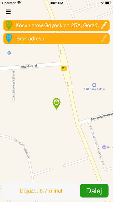 Emulate iPhone app Taxi Askana Gorzów using MyAndroid