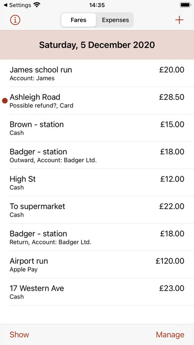Emulate iPhone app TaxiBooks using MyAndroid