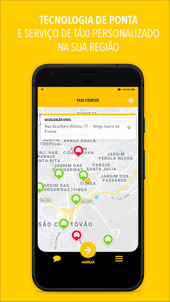 Emulate Android APK Taxi Comtas