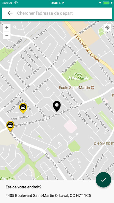 Emulate iPhone app Taxi Coop Laval using MyAndroid Emulate iPhone app Taxi Coop Laval using MyAndroid