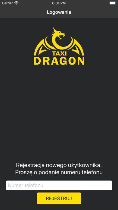 Emulate iPhone app Taxi DRAGON Gliwice using MyAndroid Emulate iPhone app Taxi DRAGON Gliwice using MyAndroid