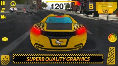 Emulate iPhone app Taxi Driver : Crazy Driver using MyAndroid