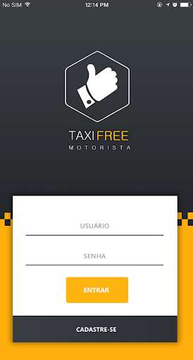 Emulate Android APK TaxiFree Motorista