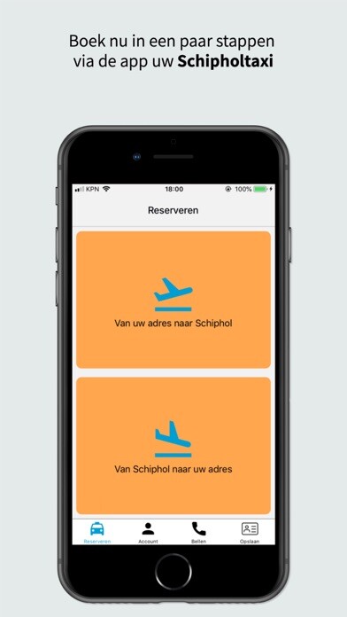 Emulate iPhone app Taxi Haarlem Service using MyAndroid
