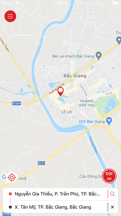 Emulate iPhone app Taxi H??ng Giang using MyAndroid Emulate iPhone app Taxi H??ng Giang using MyAndroid