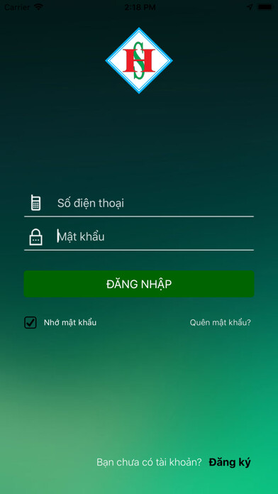 Emulate iPhone app Taxi Hương Sen using MyAndroid