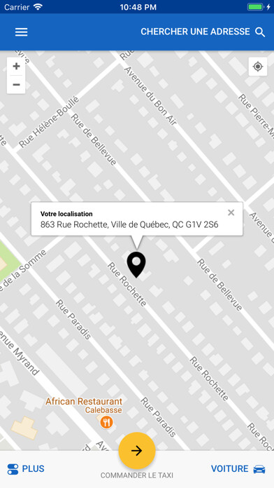 Emulate iPhone app Taxi Laurier using MyAndroid Emulate iPhone app Taxi Laurier using MyAndroid