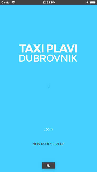 Emulate iPhone app Taxi Plavi Dubrovnik using MyAndroid