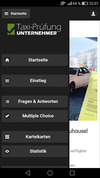 Run android online APK Taxi-Prüfung Unternehmerschein from MyAndroid or emulate Taxi-Prüfung Unternehmerschein using MyAndroid Run android online APK Taxi-Prüfung Unternehmerschein from MyAndroid or emulate Taxi-Prüfung Unternehmerschein using MyAndroid