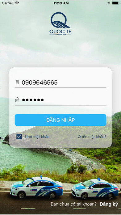 Emulate iPhone app Taxi Qu?c T? using MyAndroid Emulate iPhone app Taxi Qu?c T? using MyAndroid