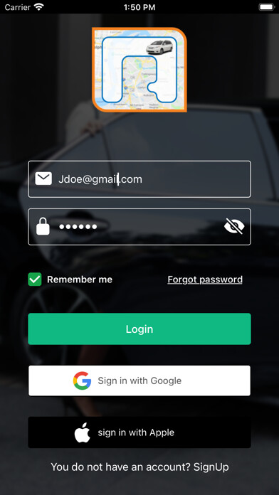 Emulate iPhone app Taxi Rodriguez using MyAndroid