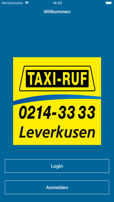 Emulate iPhone app Taxiruf 3333 Leverkusen eG using MyAndroid