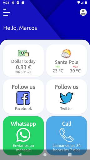 Run android online APK Taxi Santa Pola - Gran Alacant from MyAndroid or emulate Taxi Santa Pola - Gran Alacant using MyAndroid