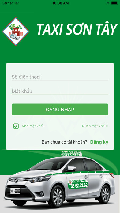 Emulate iPhone app Taxi S?n Tây using MyAndroid Emulate iPhone app Taxi S?n Tây using MyAndroid