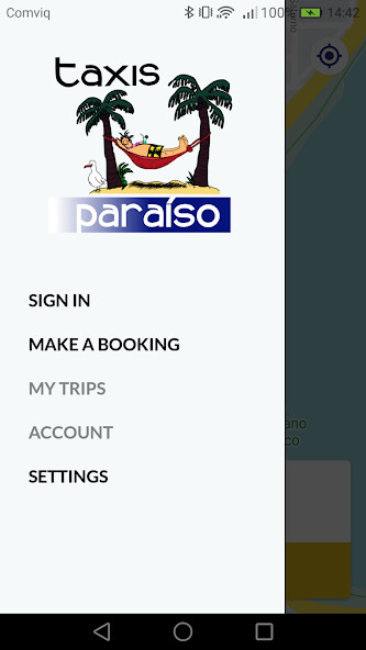 Emulate iPhone app TAXIS PARAISO using MyAndroid