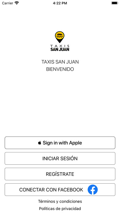 Emulate iPhone app Taxis San Juan using MyAndroid Emulate iPhone app Taxis San Juan using MyAndroid