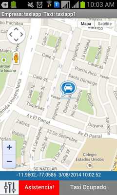 Emulate Android APK TaxiStatus para OpenGTS