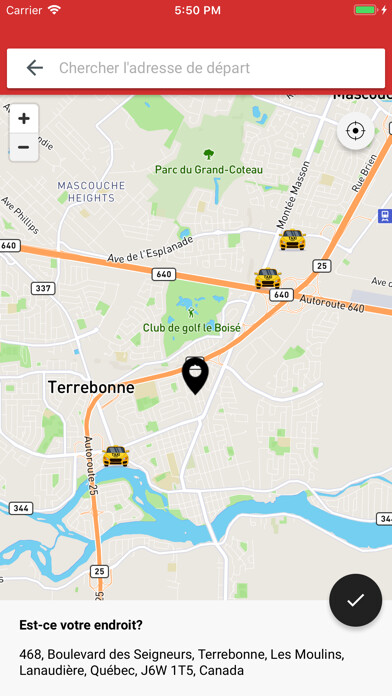 Emulate iPhone app Taxi Terrebonne using MyAndroid Emulate iPhone app Taxi Terrebonne using MyAndroid