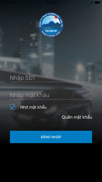 Emulate iPhone app Taxi V?ng Tàu Driver using MyAndroid Emulate iPhone app Taxi V?ng Tàu Driver using MyAndroid