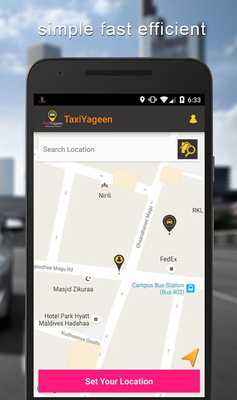 Emulate Android APK TaxiYageen Passenger Emulate Android APK TaxiYageen Passenger