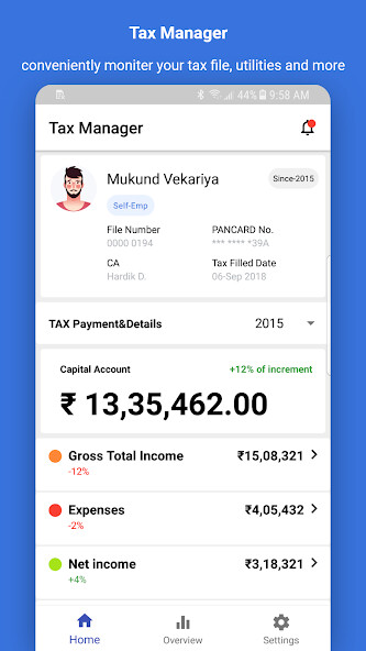 Run android online APK Tax Manager from MyAndroid or emulate Tax Manager using MyAndroid