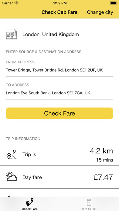Emulate iPhone app TaxoFare - UK using MyAndroid Emulate iPhone app TaxoFare - UK using MyAndroid