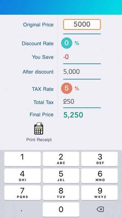 Emulate iPhone app Tax & Sales Calc using MyAndroid Emulate iPhone app Tax & Sales Calc using MyAndroid