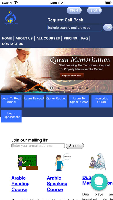 Emulate iPhone app Tayseerul Quran using MyAndroid Emulate iPhone app Tayseerul Quran using MyAndroid