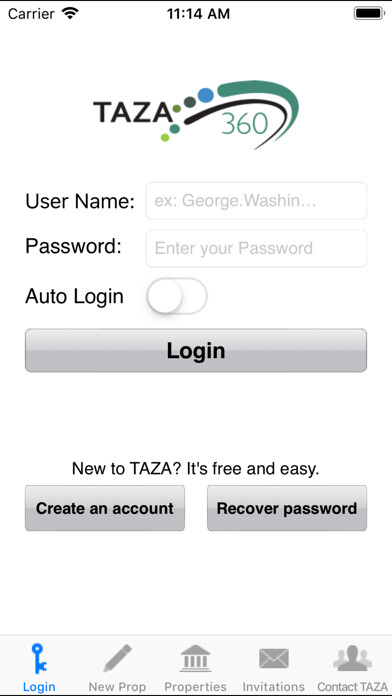 Emulate iPhone app TAZA360 using MyAndroid