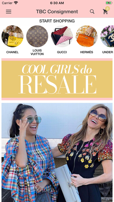 Emulate iPhone app TBC Luxury Resale using MyAndroid Emulate iPhone app TBC Luxury Resale using MyAndroid