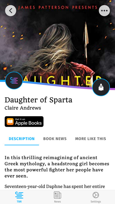 Emulate iPhone app TBR: Book List Tracker using MyAndroid