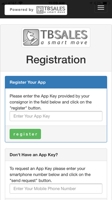 Emulate iPhone app tbSales using MyAndroid